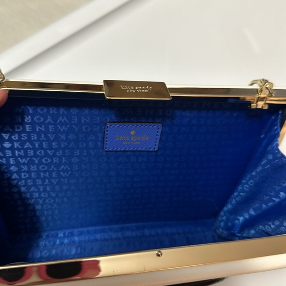 🦈🦈Kate Spade Emanuelle NWOT-Beware Of Sharks Shoulder Bag /Clutch Bag 🦈 - Picture 7 of 8